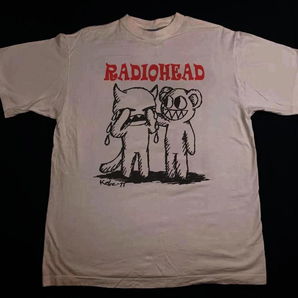 Radiohead Band Shirt Radiohead Classic Style White Unisex Tshirt S-5XL Unisex T-Shirt XXXXL