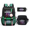 KPop Demon Hunters Korean version of student school bag children's backpack pencil bag set