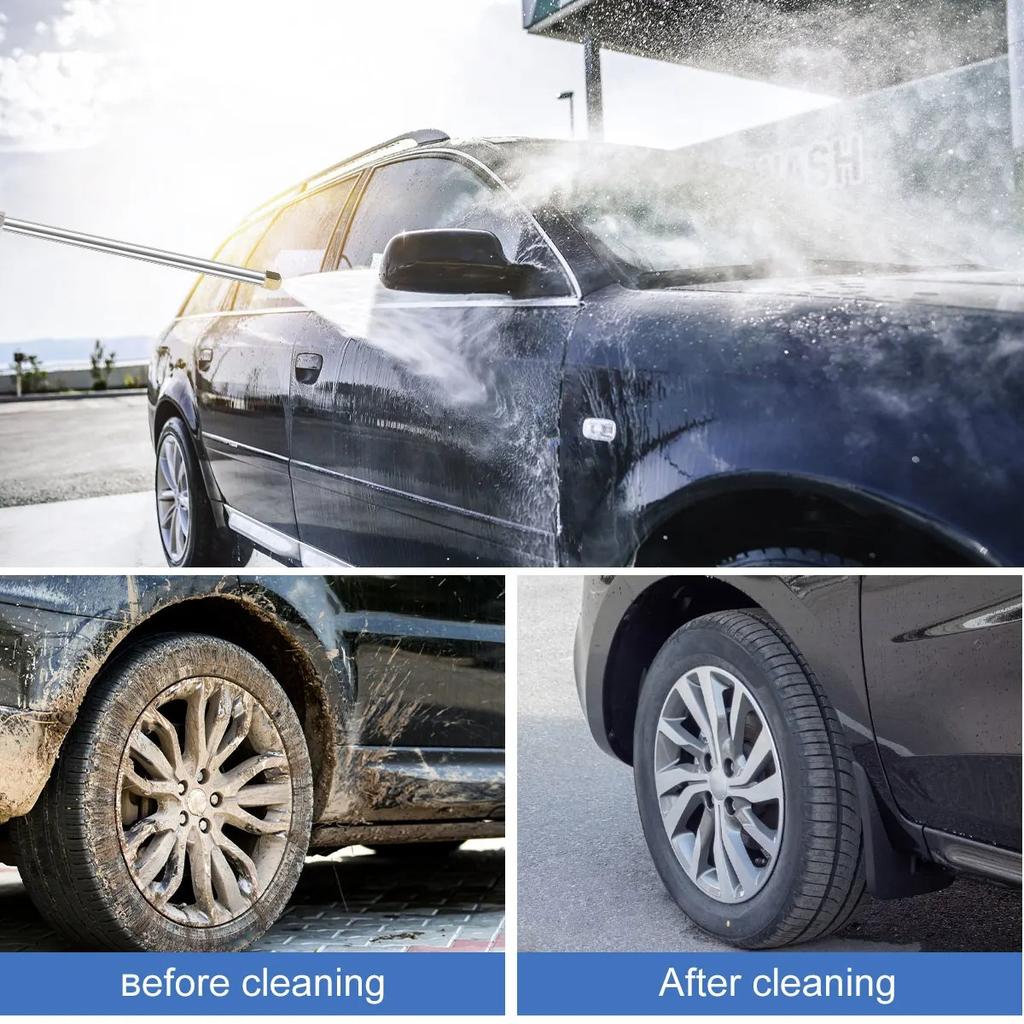 Mycie Samochodu Pistolet na Wodę Wysokociśnieniowy Metalowy Pistolet na Wodę Jet Dysza do Węża Ogrodowego Opryskiwacz Do Podlewania Zraszacz Narzędzia do Czyszczenia Samochodów