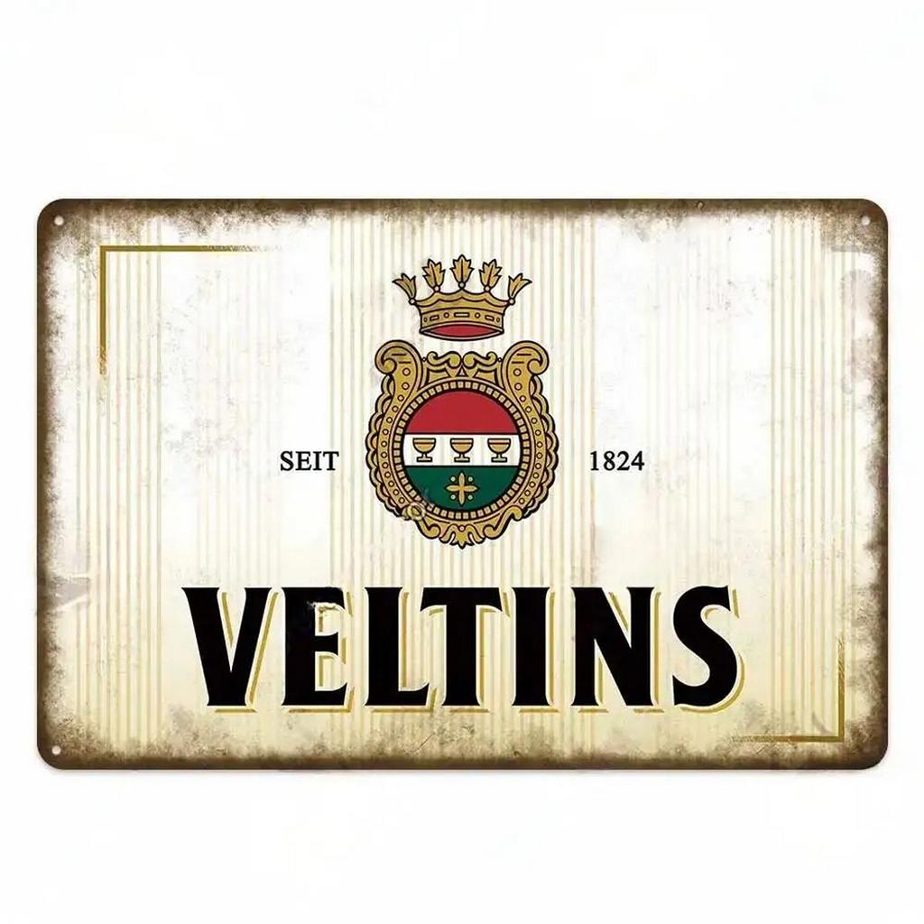 Kovové plechové cedule Plaketa Erdinger Veltins Nástěnná dekorace Vintage železná malba Umělecké plakáty pro pánský doupě Domácí kavárna Zahradní klub