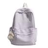 Retro Student Schoolbag Campus Backpack Large Capacity Lightweight Backpack