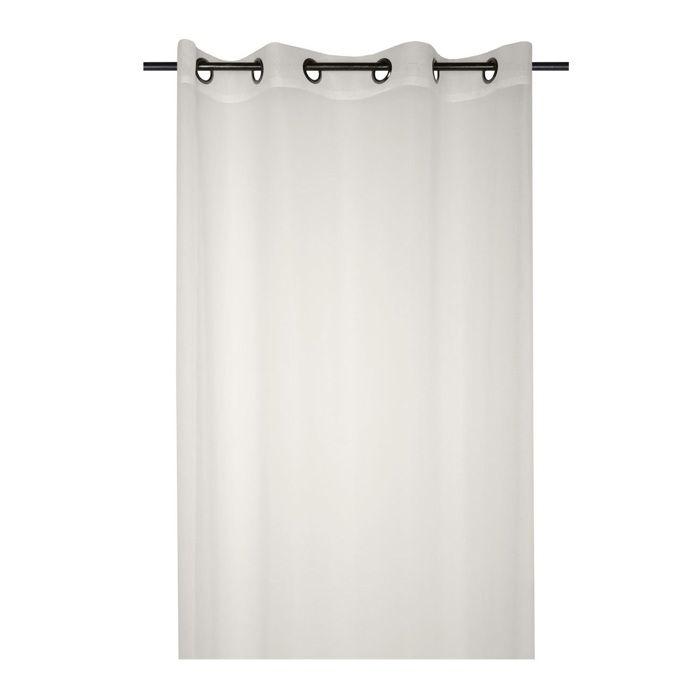 Voilage - Mona - 135 x 260 cm - 100% polyester - Couleur ecru
