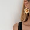European Retro Flower Stud Earrings - Luxurious & Fashionable Metal Accessories for Women