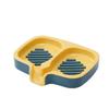 Double-Layer Soap Dish with Spout: Wall-Mounted Bathroom and Laundry Holder