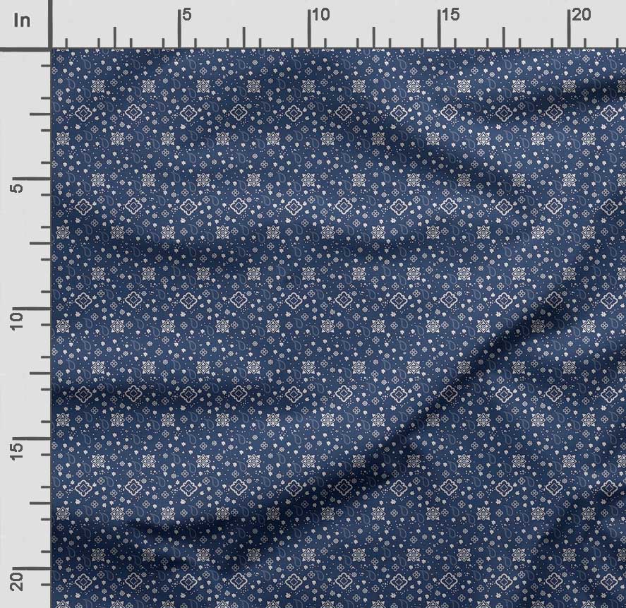 Soimoi Floral Print,  Cotton Cambric, Quilting Fabric Sold by The Yard 42 Inch Wide, Medium Weight Cotton Fabric, Sewing  Supplies,