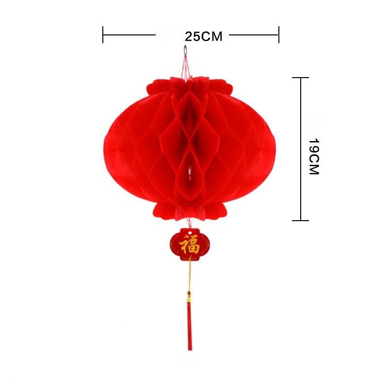 10PCS Chinese Red Paper Lanterns Festival Decorations For New Year, Spring Festival, Wedding And Restaurant Decorations