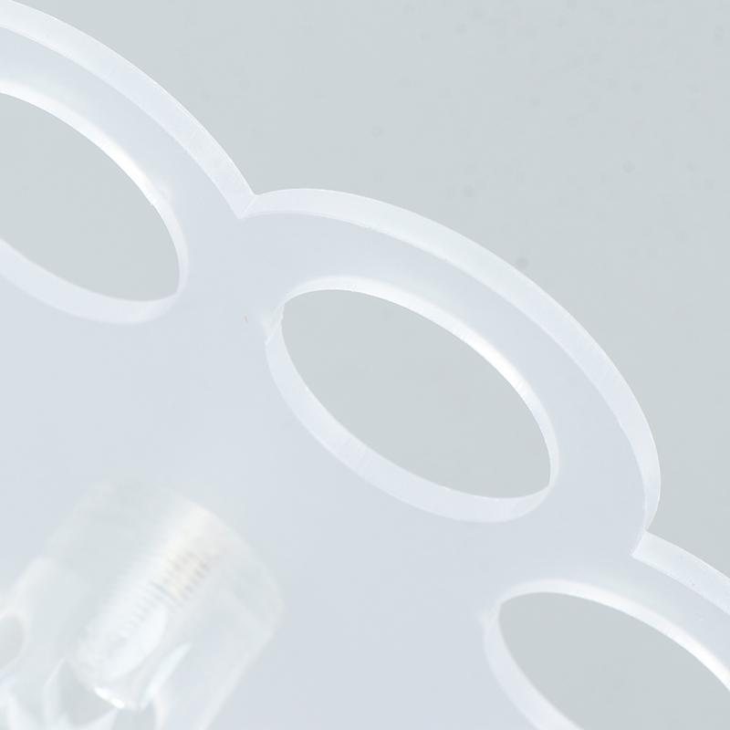 1Pcs 8 Holes Acrylic Ice Cream Cone Stand Holder Transparent/Chip Cone Holder