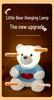 2026 Creative Plush Bear Tap Light with Type-C Charging – Bedroom Night Light Ornament