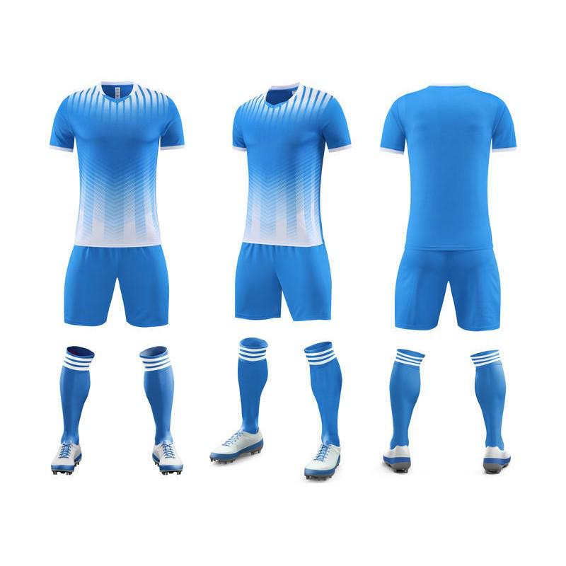 Custom Quick-Dry Football Uniform Set for Adults & Kids - Short Sleeve, Breathable Sportswear for Training & Match Play