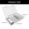 Battery Storage Case For Double/Trible A Batteries Storage Box With Power Checkers Each Fit 20/28 Batteries Holder