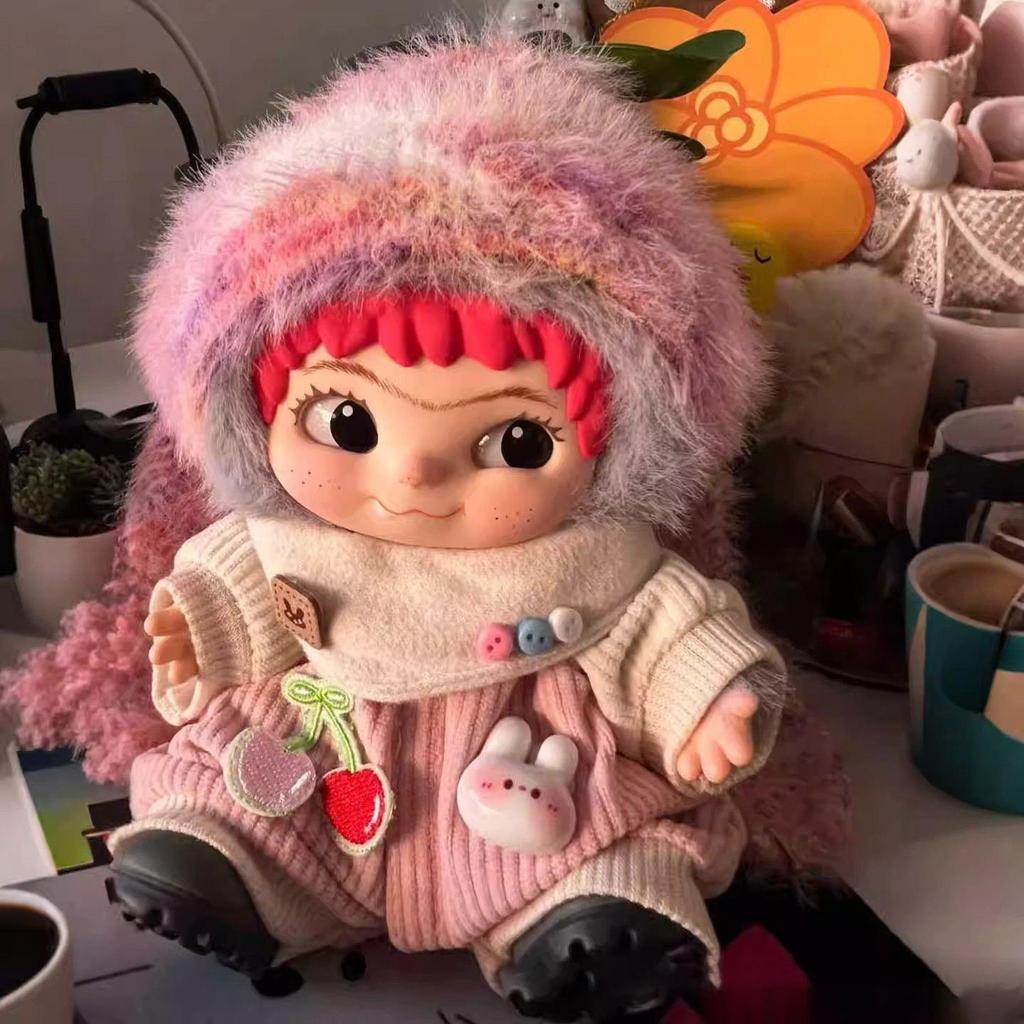 Suitable for 20 Cm Wakuku  Hip Party Bib Clothes Cotton Doll Blind Box Plush Doll Clothing