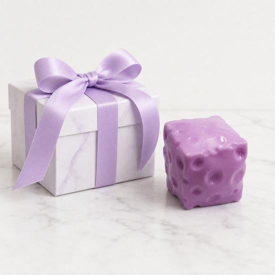 Yousheng Giant Cheese Squeeze Toy, Anxiety Relief Cheese Cube Sensory Toy, Soft Stretchy Cheese Block Pinch Toy, Home Office Relaxation Tool