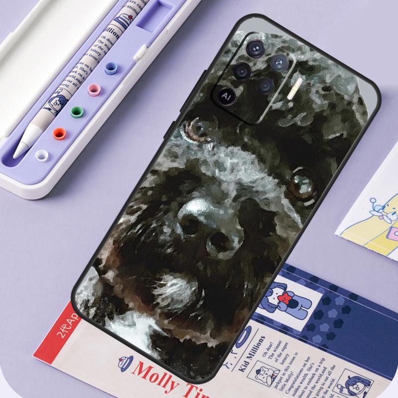 Brown Cockapoo For Oppo A17 A18 A94 A74 A54 A15 A38 A58 A78 A98 A40 A60 A80 A16 A76 A96 A57 A77 A5 Pro Case