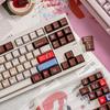 ANCORE HEART Keycap Set 168Key PBT Custom Metallic Paint Keyboard Cap Cherry Profile Gaming KeyCap for Mechanical Keyboard Gifts