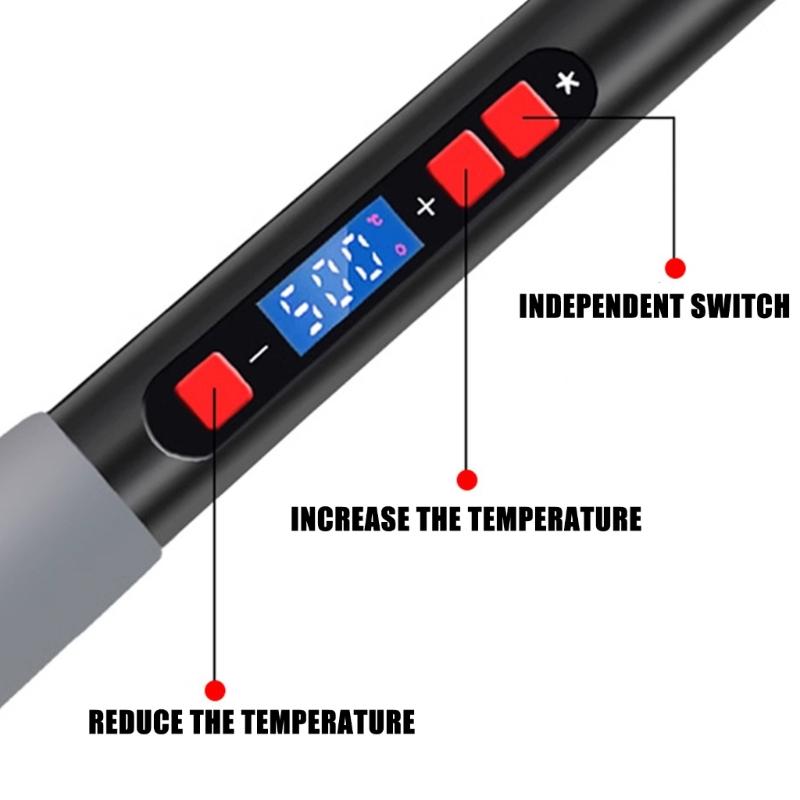 Electric Soldering Iron Welding Tool Ceramic Heater Welding Solder Rework Station Repair Heat Pencil Portable Soldering