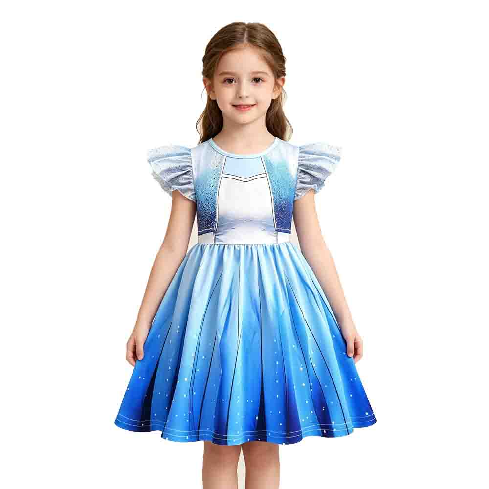 Girls cChloe Cosplay A-Line Dress Kids Performance Party Costume