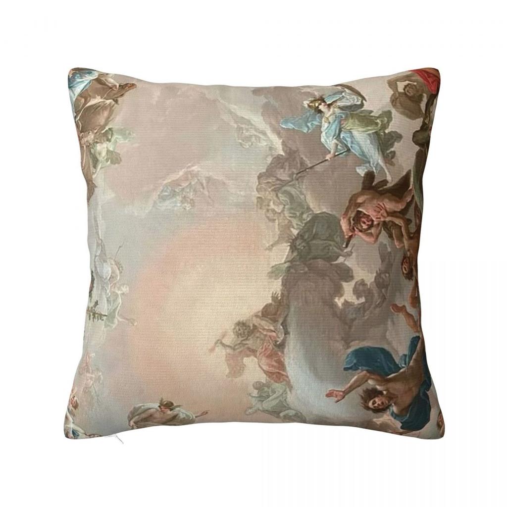Dramatic Sky Decor Renaissance Angels Square Pillowcase Cushion Comfort Throw Pillow Sofa Cushions Used for Home Living Room