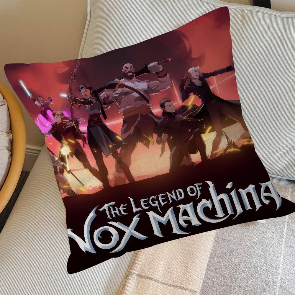 Movie The Legend V-Vox Machina Cushion Cover Inches Farmhouse Decor Home Throw Pillow Covers For Couch Decorations