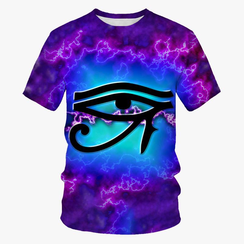 Summer Ancient Egypt 3D Print T-Shirts Streetwear Fashion Harajuku Casual Oversized O-Neck Men's T-shirts