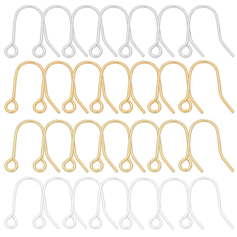 20Pcs Copper Hook Charm Jewelry Findings for DIY Earring Jewelry Craft Making