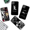 D-Death Note Matný poloprůhledný kryt na telefon Pro Iphone 16 ProMax 15 14 13 12 11 X XS PRO Plus