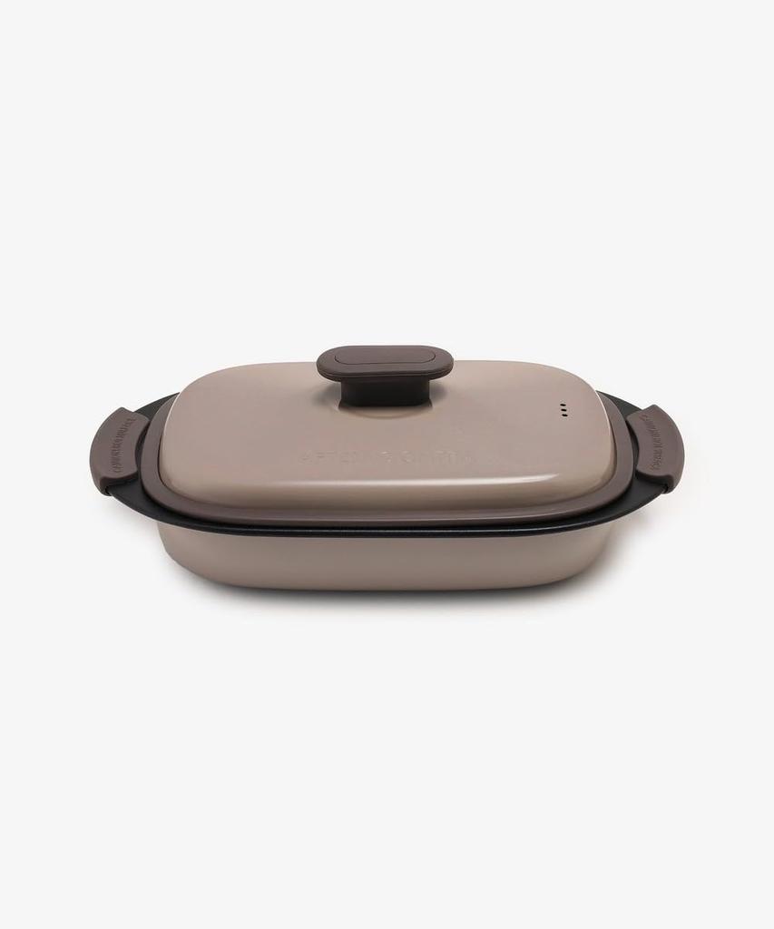 Afternoon Tea Living Logo Works Copan Range Grill JJ22 Frying Pan, Gray