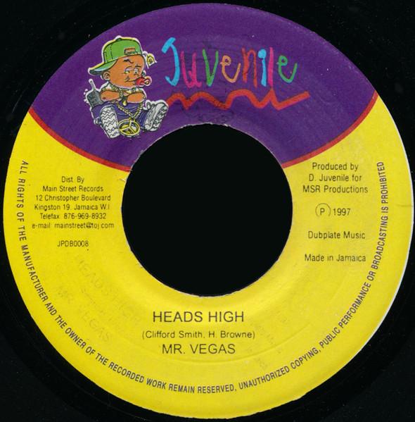 7inch Record MR. VEGAS - Heads High JPDB0008 Juvenile 1997 Jamaica Reggae, Ska & Dub Used