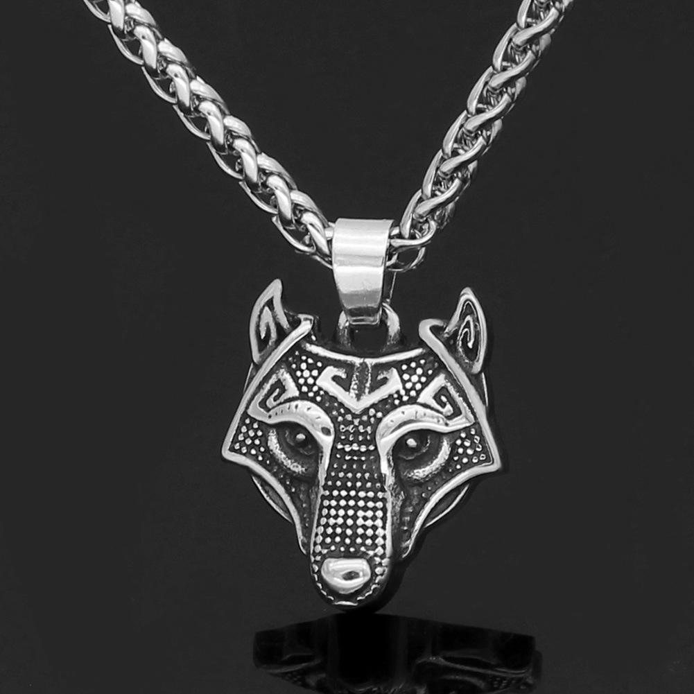 Viking Hammer Stainless Steel Necklace - Men's Domineering Jewelry Accessory