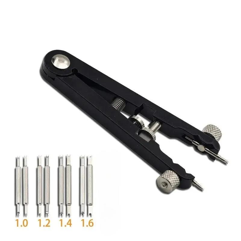Clește de îndepărtare a benzii de ceas, bară de primăvară, curea de ceas din aliaj de aluminiu, instrument de reparare a îndepărtării, clește de reglare în formă de V, instrument de reparare