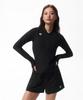 Alena Graphic Day Women'S Slim Fit Zip-Up Rash Guard A6Bl1Qr24Blk