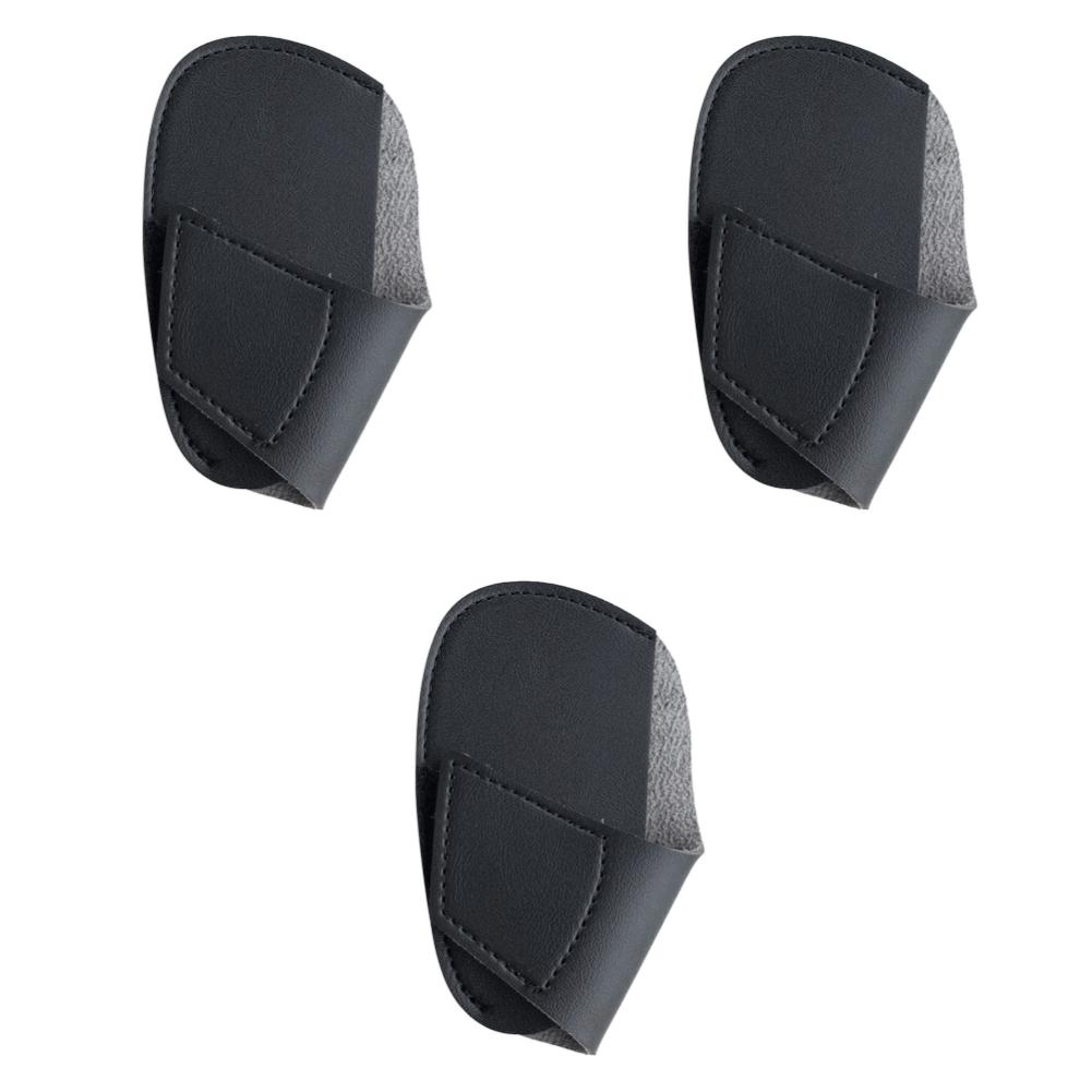 3/5Pcs Universal Portable Golf HeadcoverPU Lightweight Golf Head Leather Cover for Outdoor Sports Golf Equipment Accessories