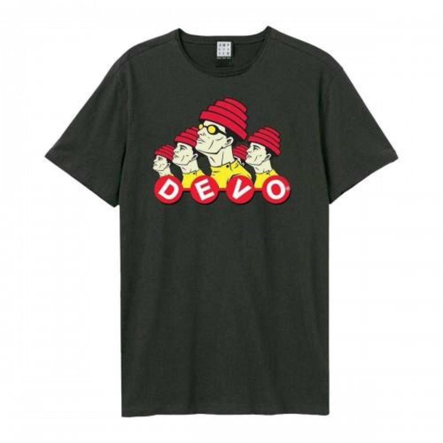 Amplified Unisex Adult Dancing Letters DEVO T-Shirt S разноцветный