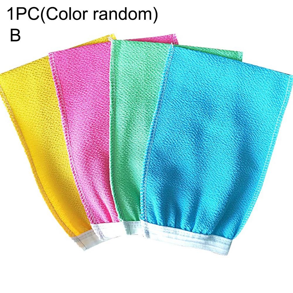 1/5Pcs Shower Bath Scrub Glove Exfoliating Body Scrub Shower Towel Washcloth Portable For Adults Coarse Grain Brush