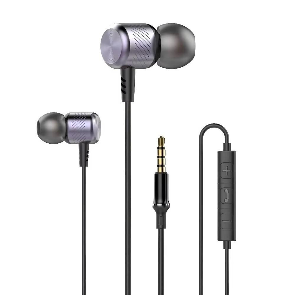 Stereo Sound In-Ear Earphones Noise Reduction Wired Earbuds Surround Sound Music Headset  Daily Use