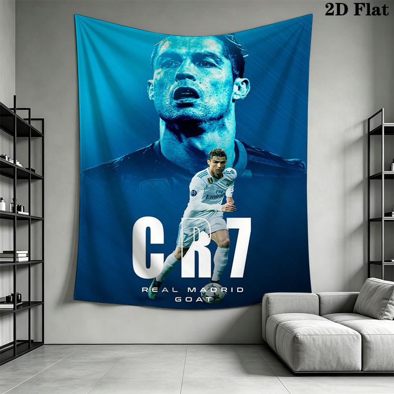 Ronaldo'S Legacy Celebration Portuguese Football Bedding 1 Duvet Cover 2 Pillowcase Without Core Soft And Comfortable Bedding Set