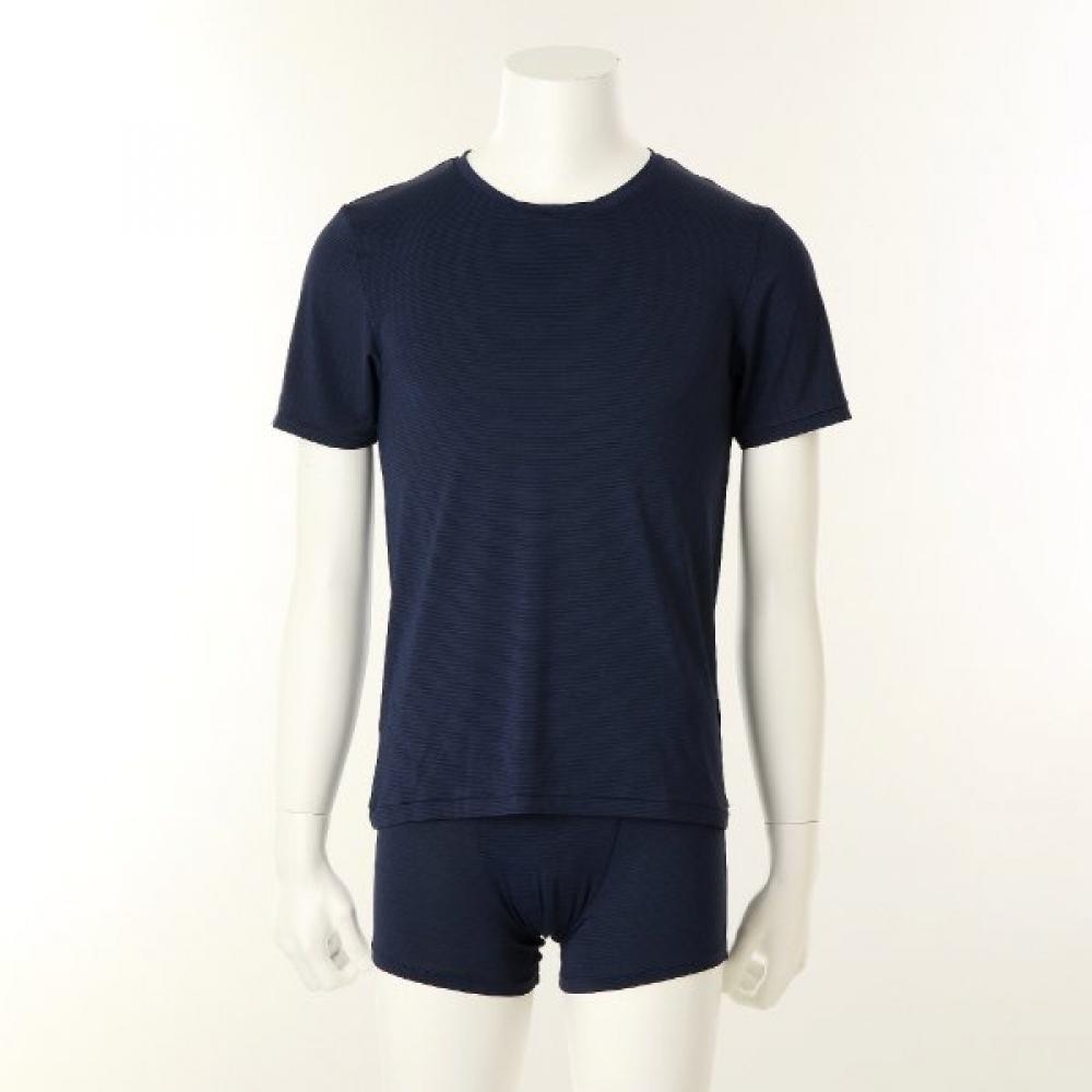 

Wacoal Men S Short Sleeve Running Melange [wmv2434a] 110