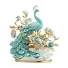 F26C Acrylic Peacocks Statue Figurines Table Centerpieces Animal Figurines Sculptures Table Ornament for Home Office Decors