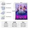 K-Pop Huntrix&Saja Boys Stage-style Blanket Hot Anime Soft Warm Flannel Throw Fan Gift for Living Room Sofa Bed Cover Camping
