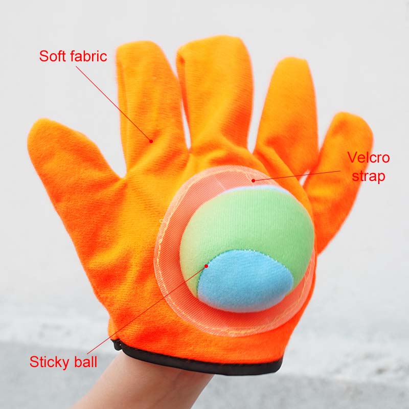Kinder Saugnapf Klebriger Ball Outdoor Sportspielzeug Fangball Spielset Werfen und Fangen Eltern-Kind Interaktiv Kinderspielzeug TMZ