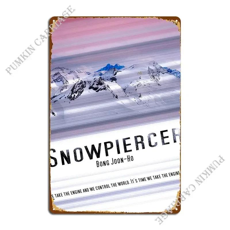 Snowpiercer Metal Plaque Poster Kitchen Designer Painting Wall Custom Retro Tin Sign Poster 20x30cm(7.8x11.8inch)