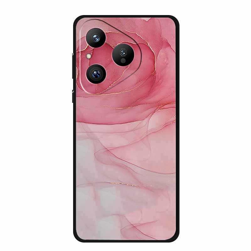 For Huawei Pura 80 5G Case Marble Granite Textured Soft Silicone TPU Phone Case For Pura80 5G Bumper Coque Mica Painted Cover