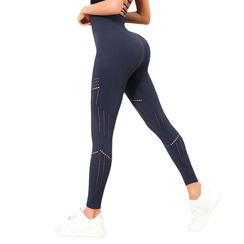 2025 Seamless High Waist Mesh Yoga Pants - Women's Fitness Leggings