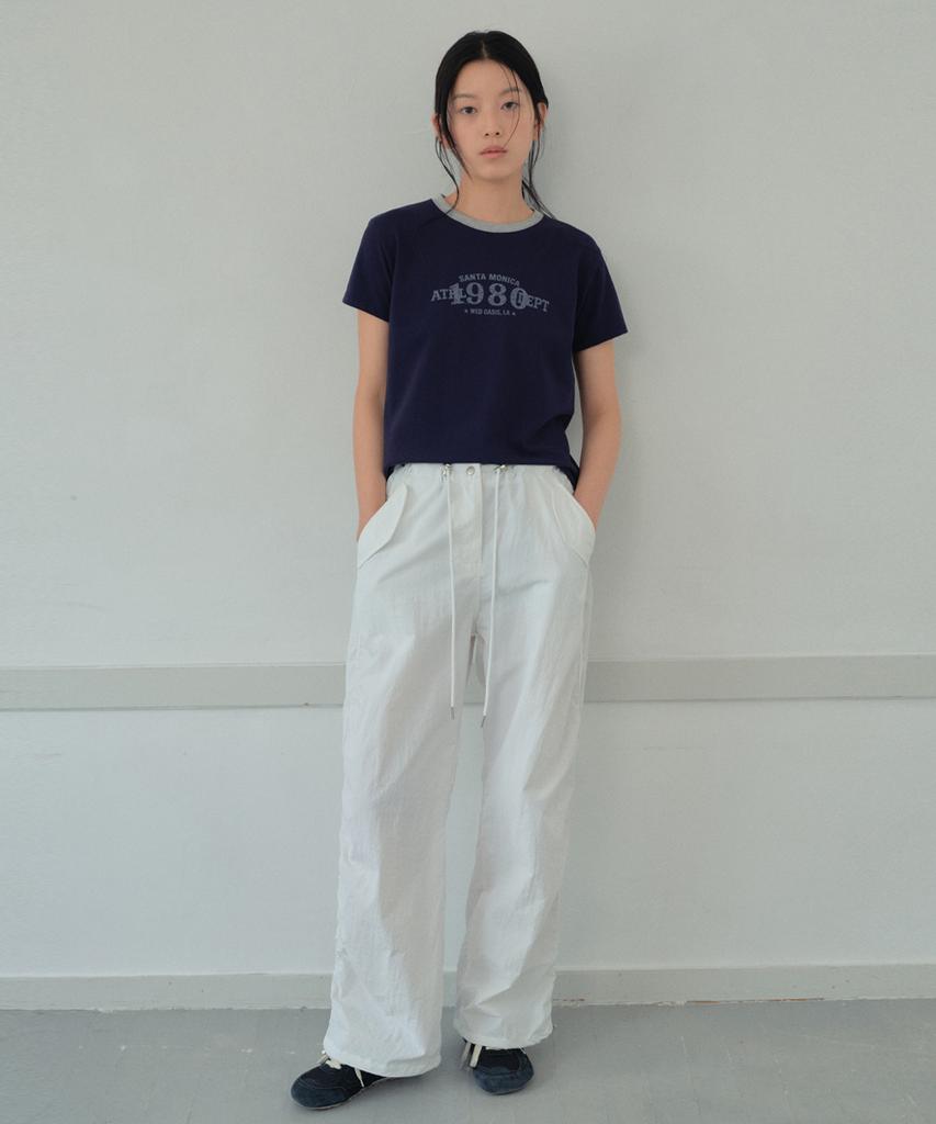 Wednesday Oasis For Woman Monica Ringer Half T-Shirt_Navy(Wb6Tp30)