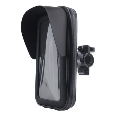 Handlebar Phone Holder Motorbike Phone Bag with Sunvisor 360 Degree Rotating Mount Holder for Phone Up To 6.5inch