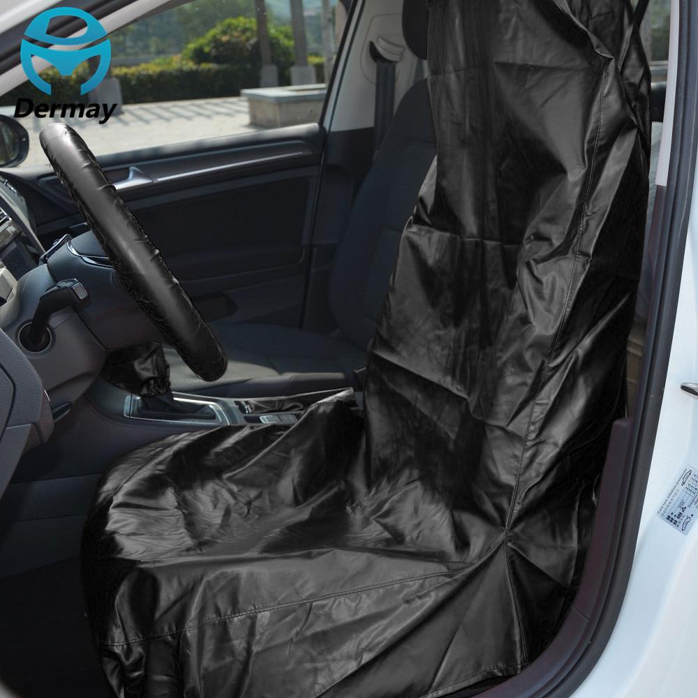 5PCS AUTO REPAIR SERVICE CAR SEAT PROTECTOR COVERS Black Blue Washable PU Leather 4S Shop Car Accessories Interior Repair Tools