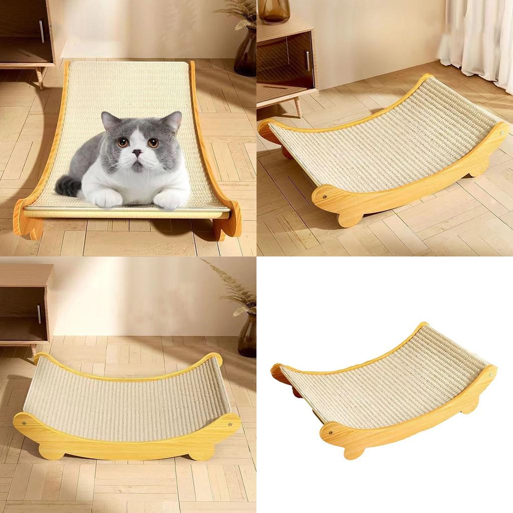 Cat Scratching Board Cat Paws Training Lounger Bed Toy Cats Scratcher Pad Indoor Entertainment Furniture Protector Toy