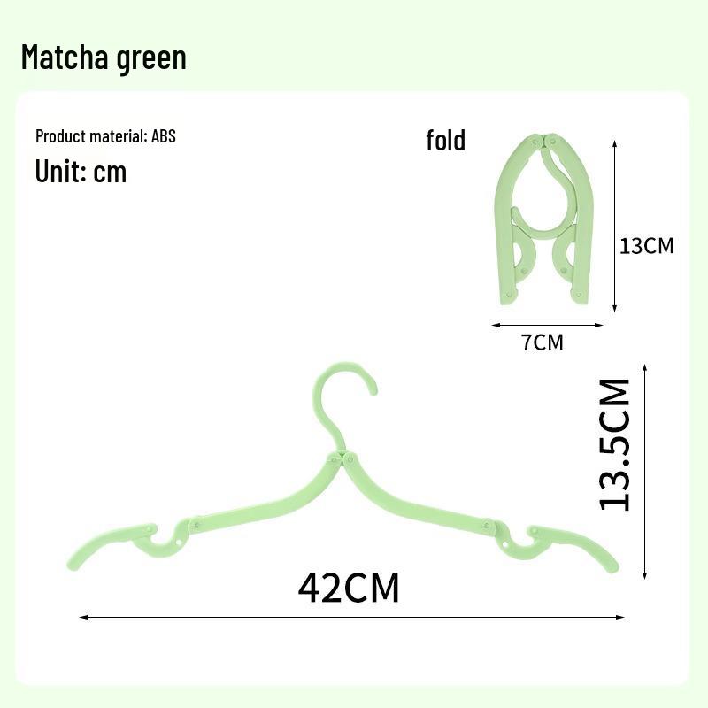 

Portable Travel-Style Foldable Clothes Hangers, 10-Pack