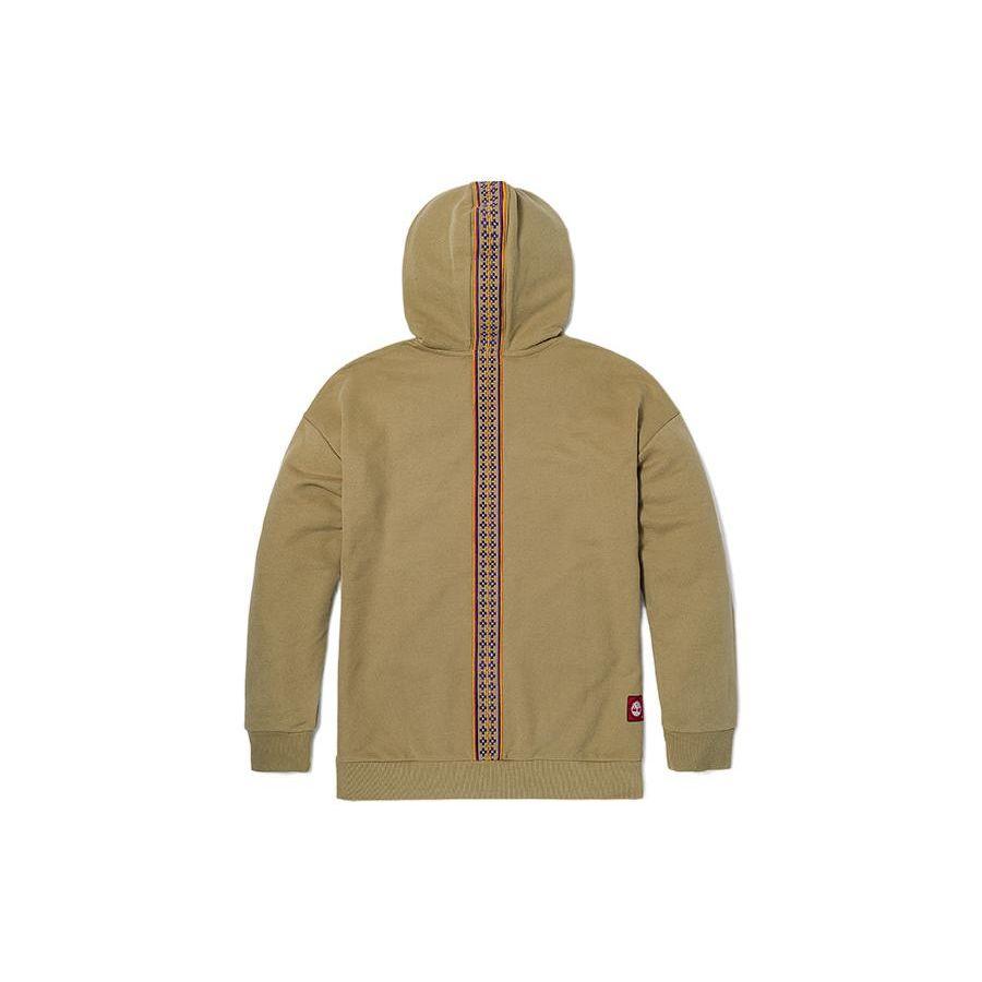 Timberland X CLOT Collaboration Eastern Embroidery Pullover Sweatshirt Unisex Sweatshirt Khaki A63KR-918