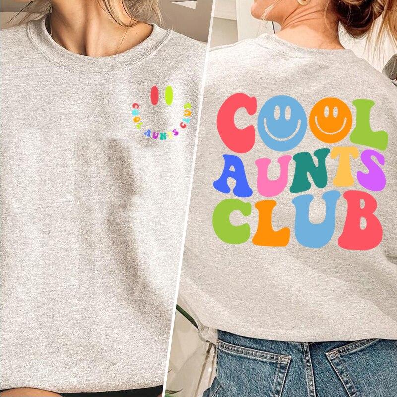 

Крутой свитер для клуба теток, весенне-осенняя одежда, толстовка с капюшоном для мамы, тети, женский пуловер, толстовки с длинными рукавами и круглым вырезом 3XL серебряный