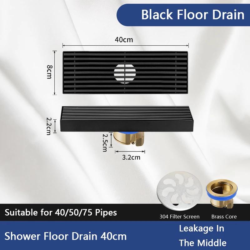 Bathroom Odorproof Floor Drain Stainless Steel Linear Shower Drainage Filter Crazy Drainage Floor Drain for Kitchen Accessories